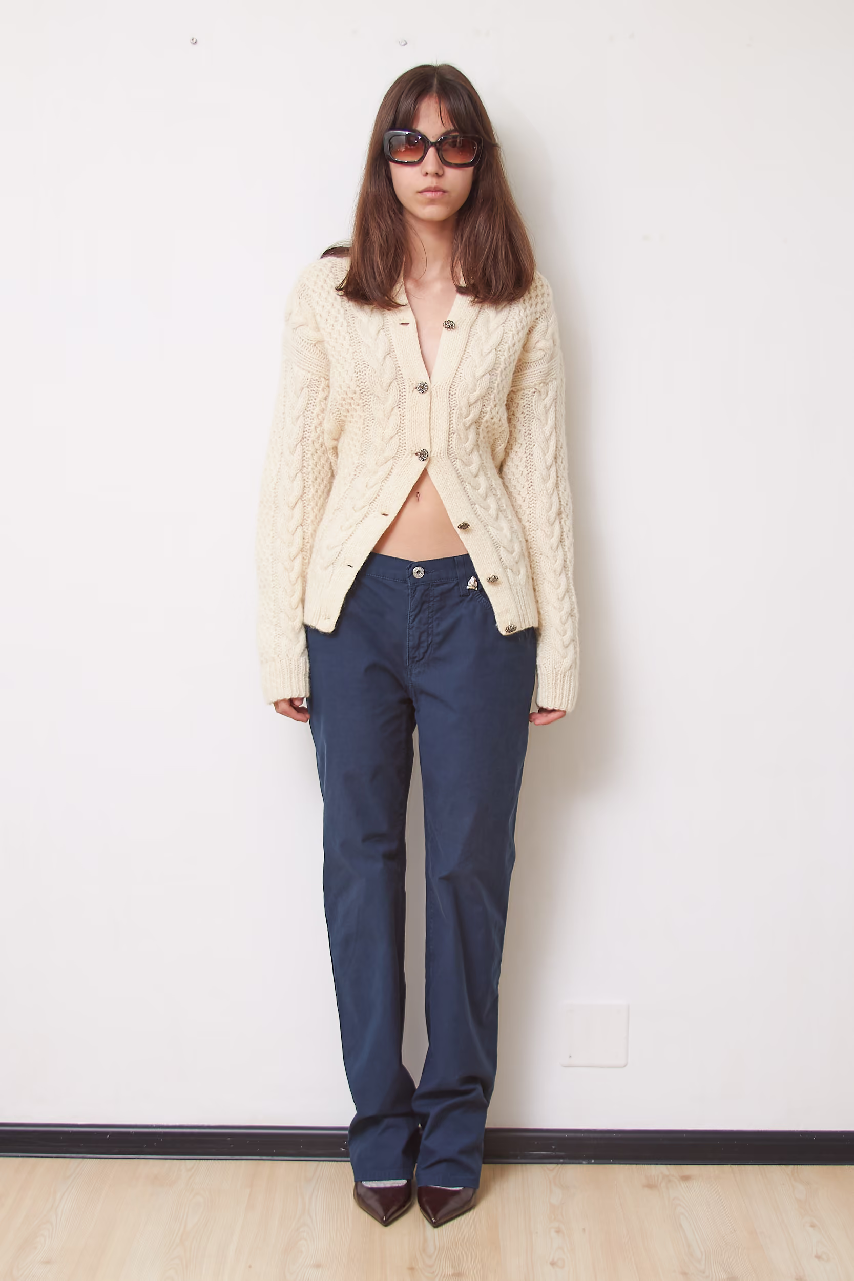Jeans Krizia din bumbac - M - imagine 2