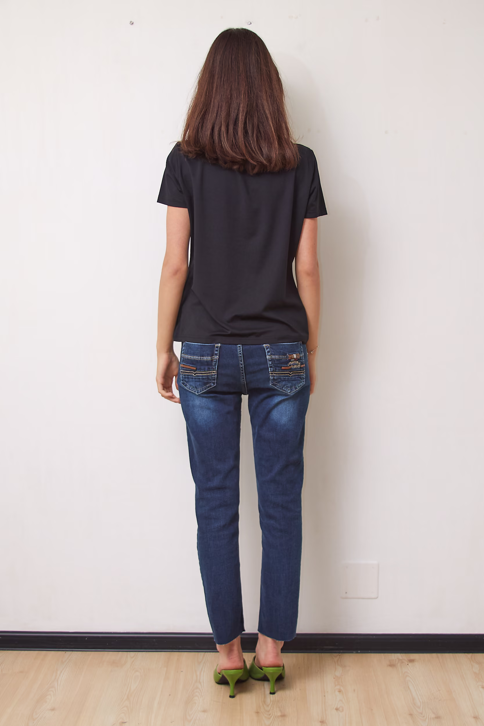 Tricou Luisa Spagnoli din Jerseu de Nylon cu Cristale, Mărime M - imagine 3