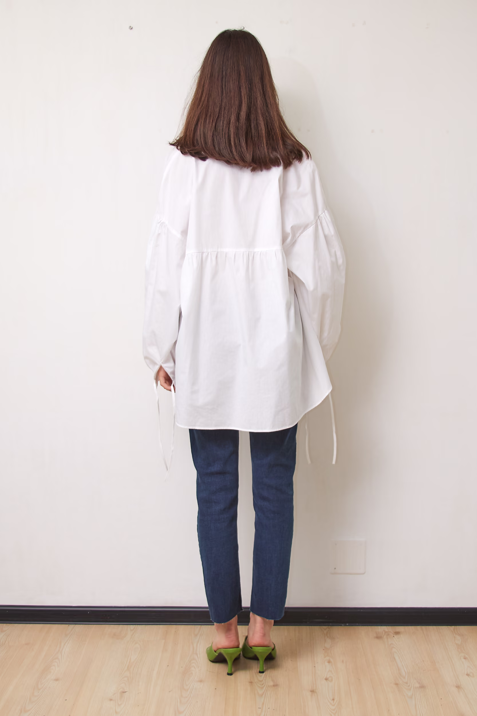 Cămașă Zara din poplin de bumbac - XL - imagine 3