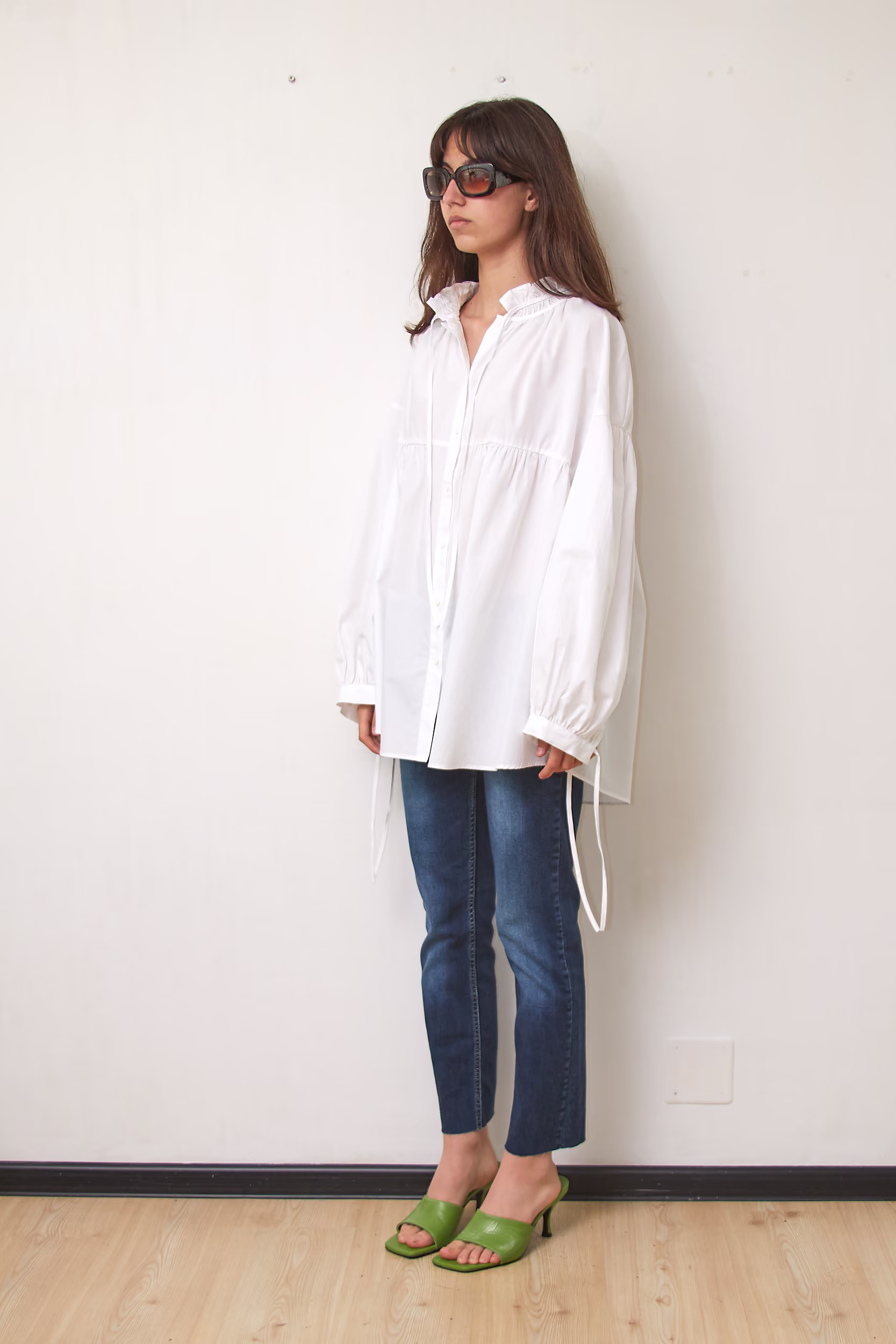 Cămașă Zara din poplin de bumbac - XL
