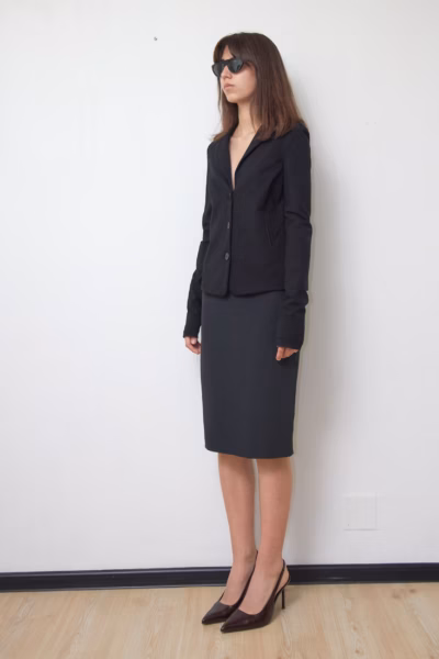 Sacou din tricot premium de înaltă densitate - Emporio Armani - S