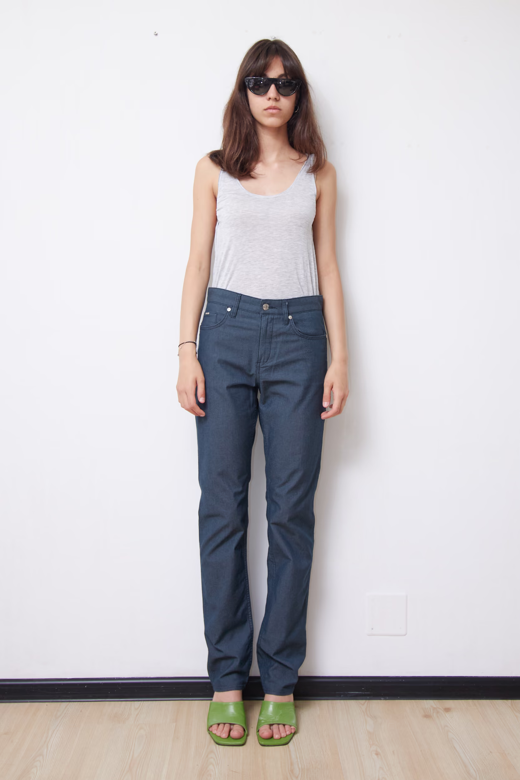 Pantaloni Tip Jeans Indigo în Stil Clasic Slim-Straight - Hugo Boss - S