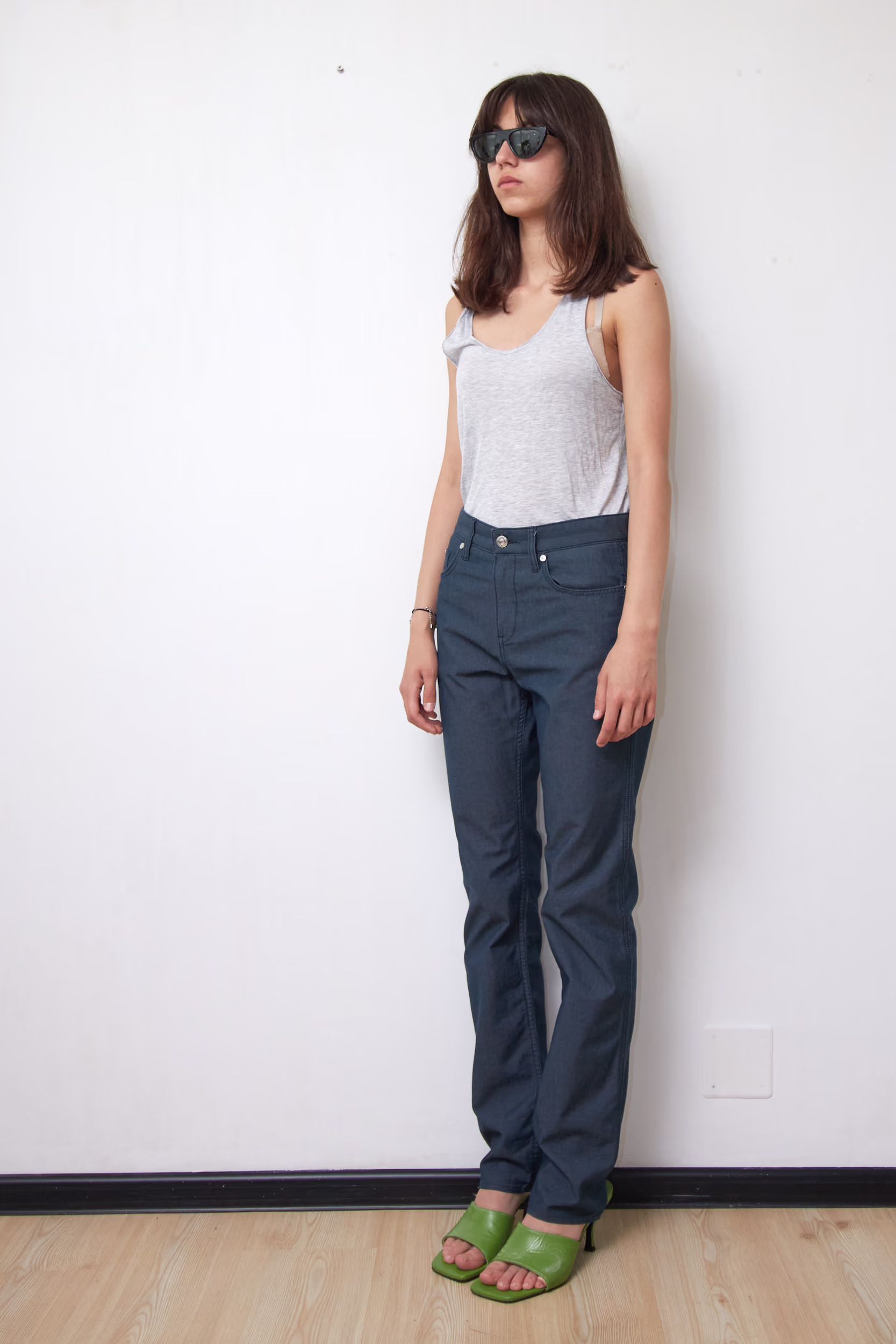 Pantaloni Tip Jeans Indigo în Stil Clasic Slim-Straight - Hugo Boss - S - imagine 4