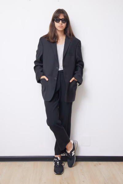 Pantaloni Tailored Fluizi din Viscoză și Acetat Marella - M