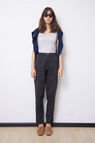 Pantaloni din amestec de lână - Marina Rinaldi - S
