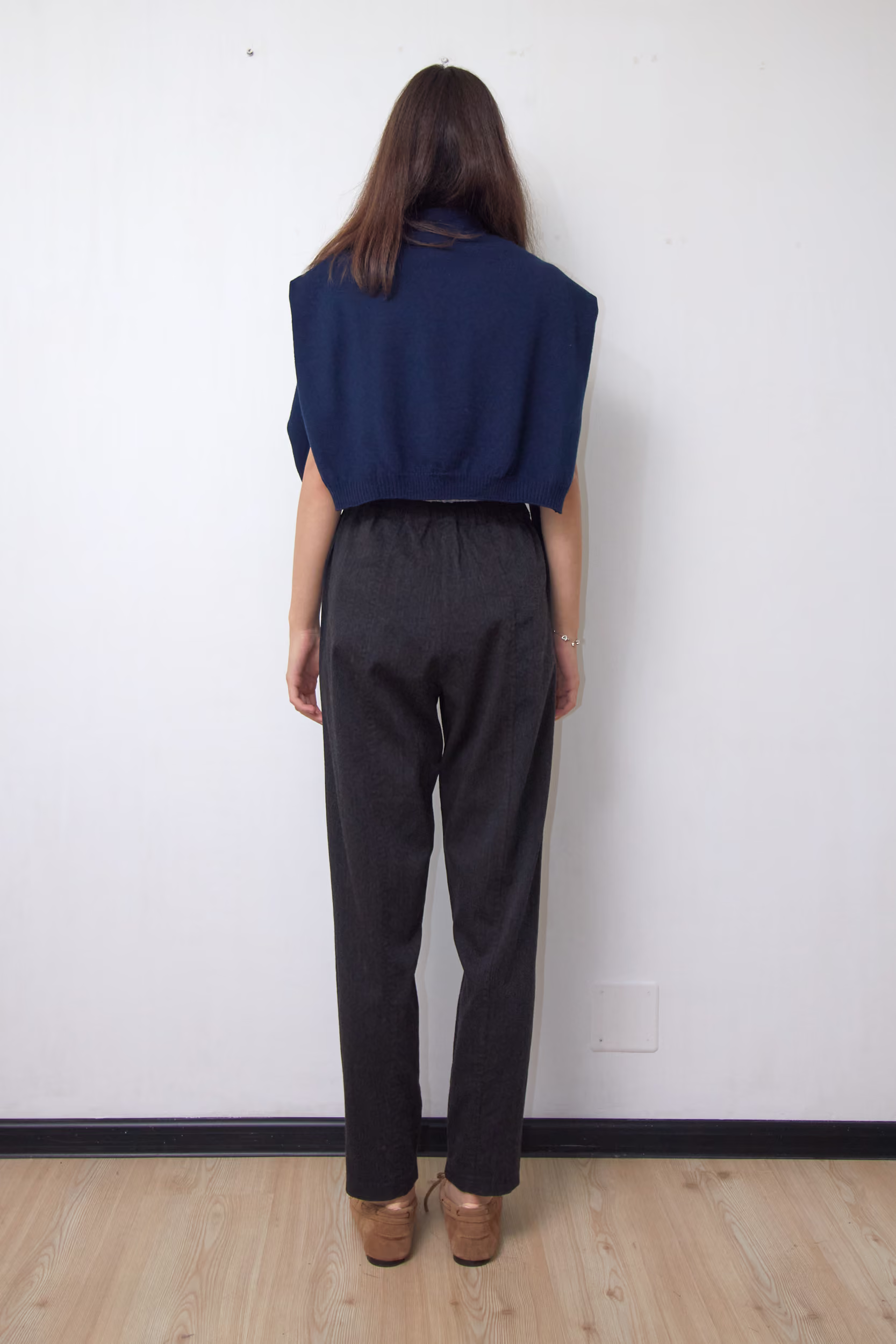 Pantaloni din amestec de lână - Marina Rinaldi - S - imagine 3