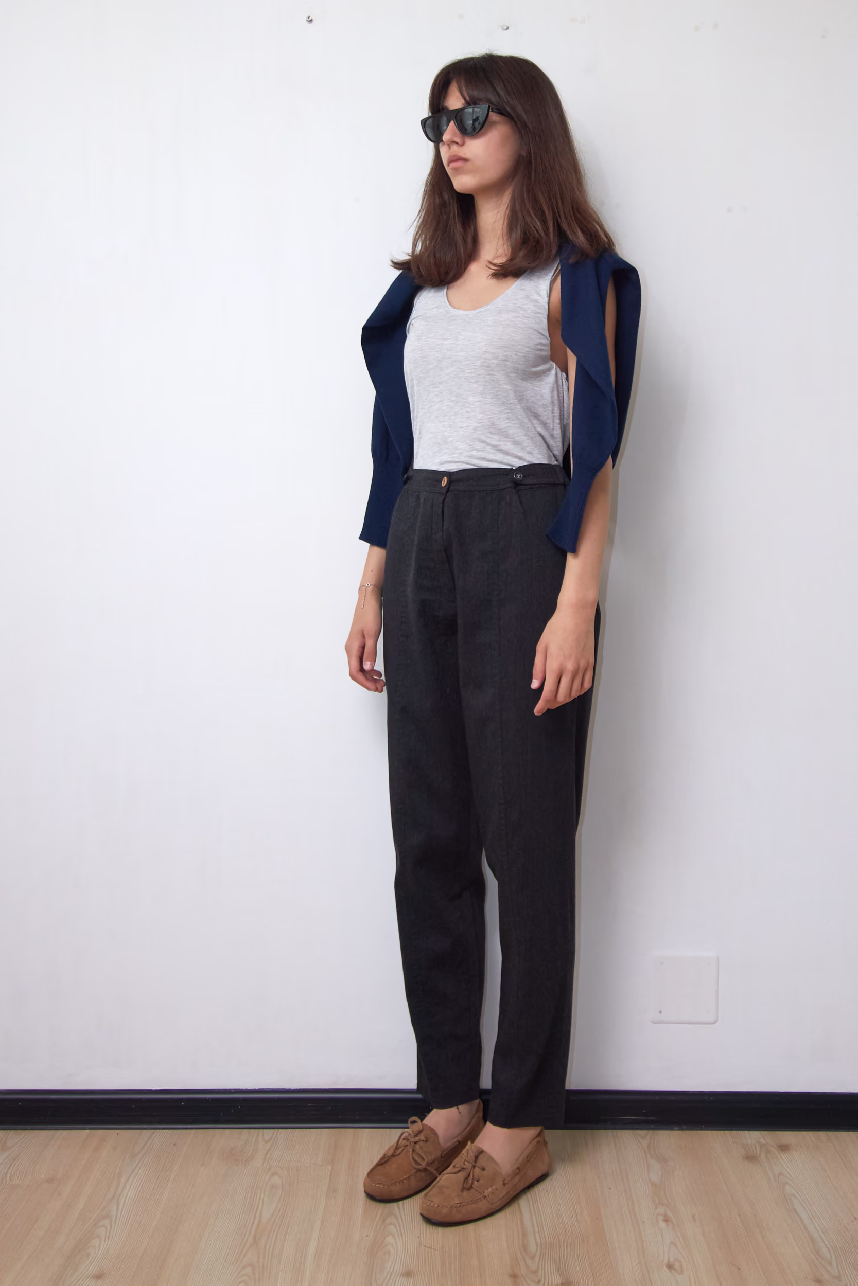Pantaloni din amestec de lână - Marina Rinaldi - S - imagine 4
