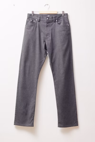 Pantaloni Tailored Gri-Antracit din Amestec de Lână, Model Montana - Hugo Boss - M