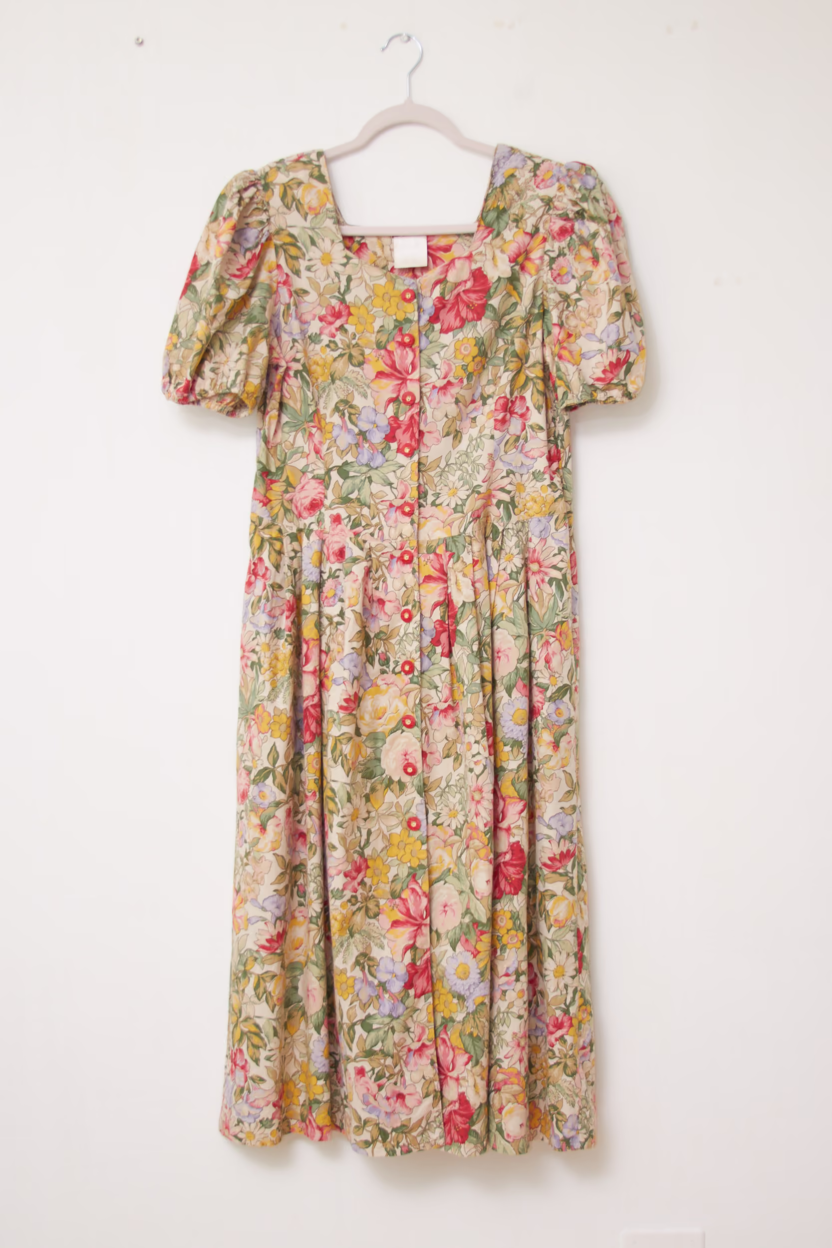 Rochie Meico Landhaus din Pânză de Bumbac cu Imprimeu Floral Romantic - Vintage - M