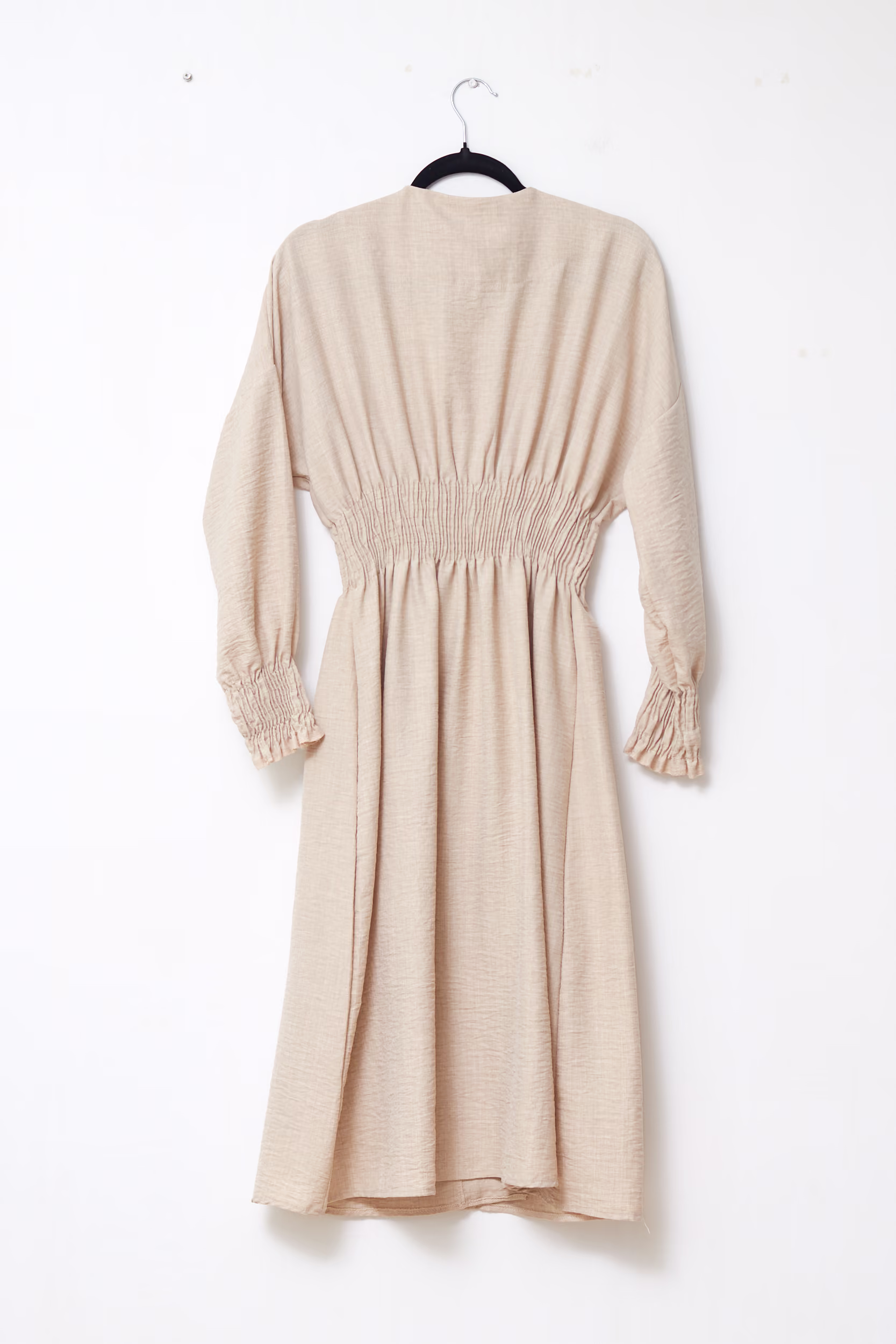Rochie Midi Bej din Amestec Texturat - Therapy - M/L - imagine 2