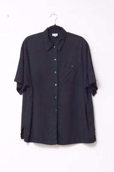 Cămașă Vintage din Mătase Naturală 100% - Otto Kern - XL