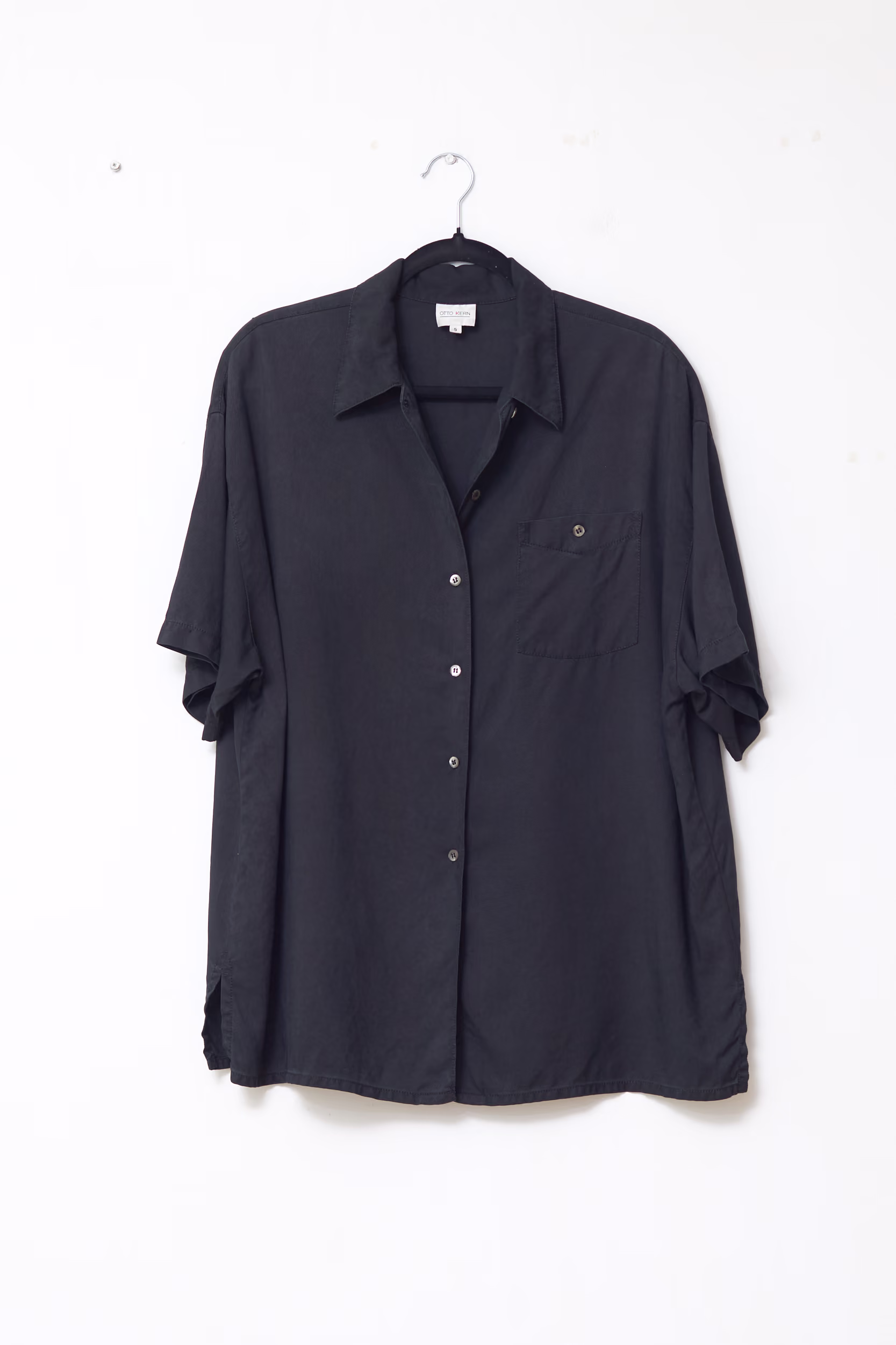 Cămașă Vintage din Mătase Naturală 100% - Otto Kern - XL - imagine 3
