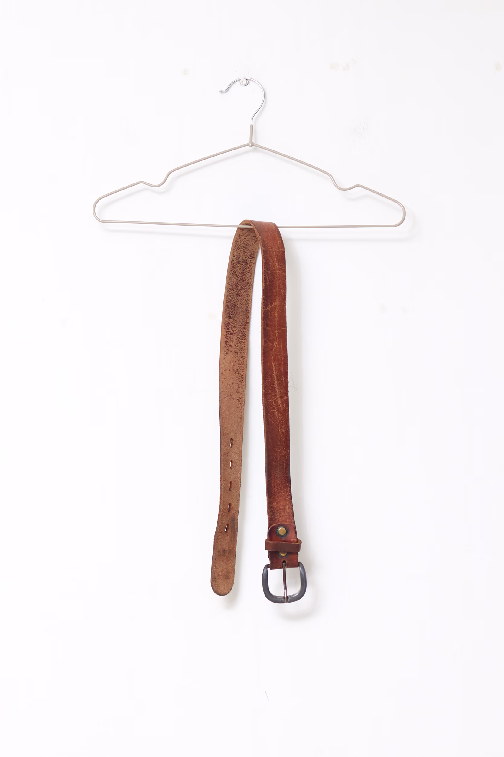 Curea Cognac din Piele Naturală - Vintage - 100cm