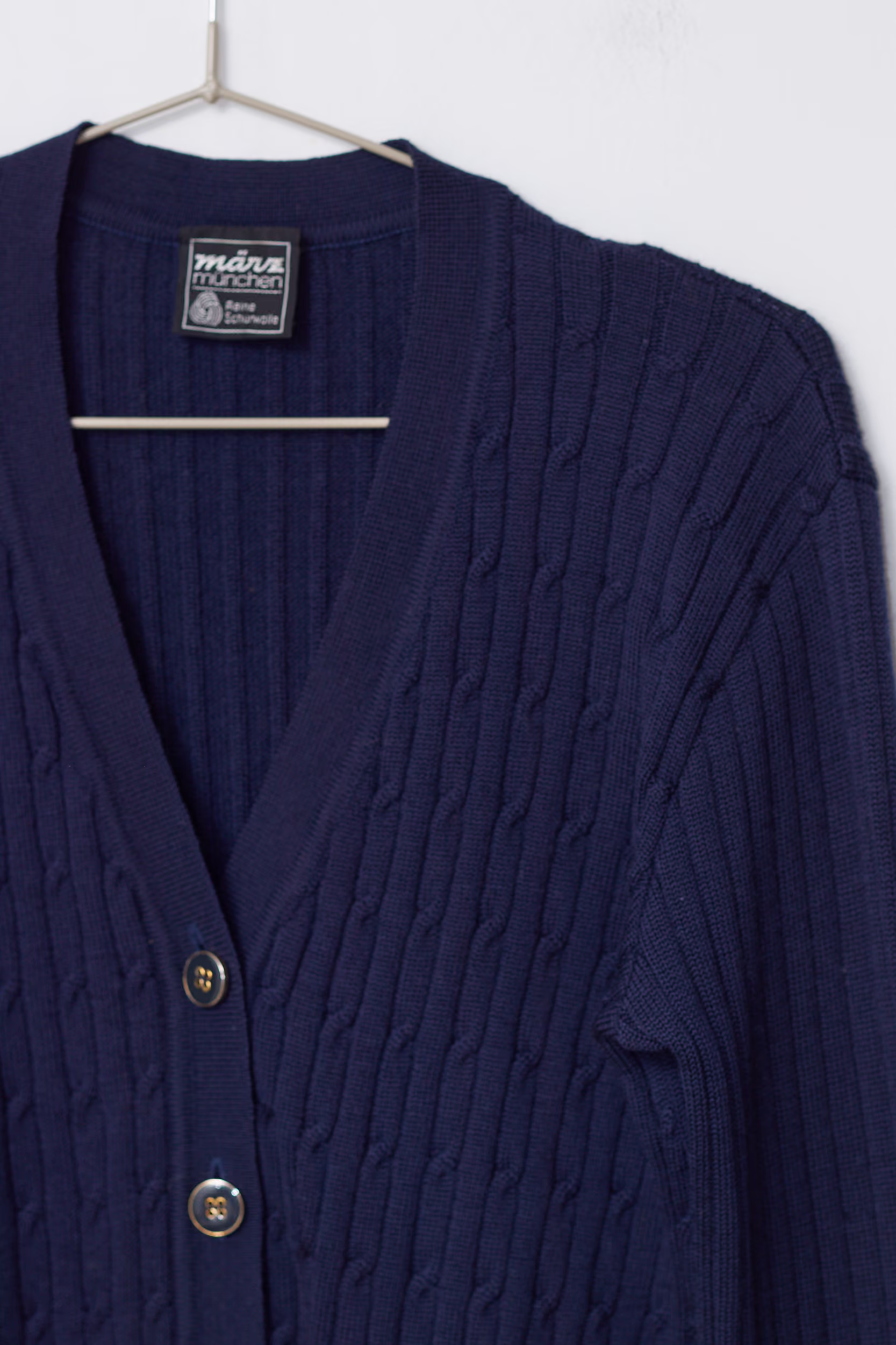 Cardigan Vintage März München din 100% Lână Virgină - Marz - imagine 3