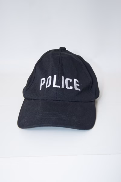Șapcă din bumbac cu broderie Police - Vintage - S