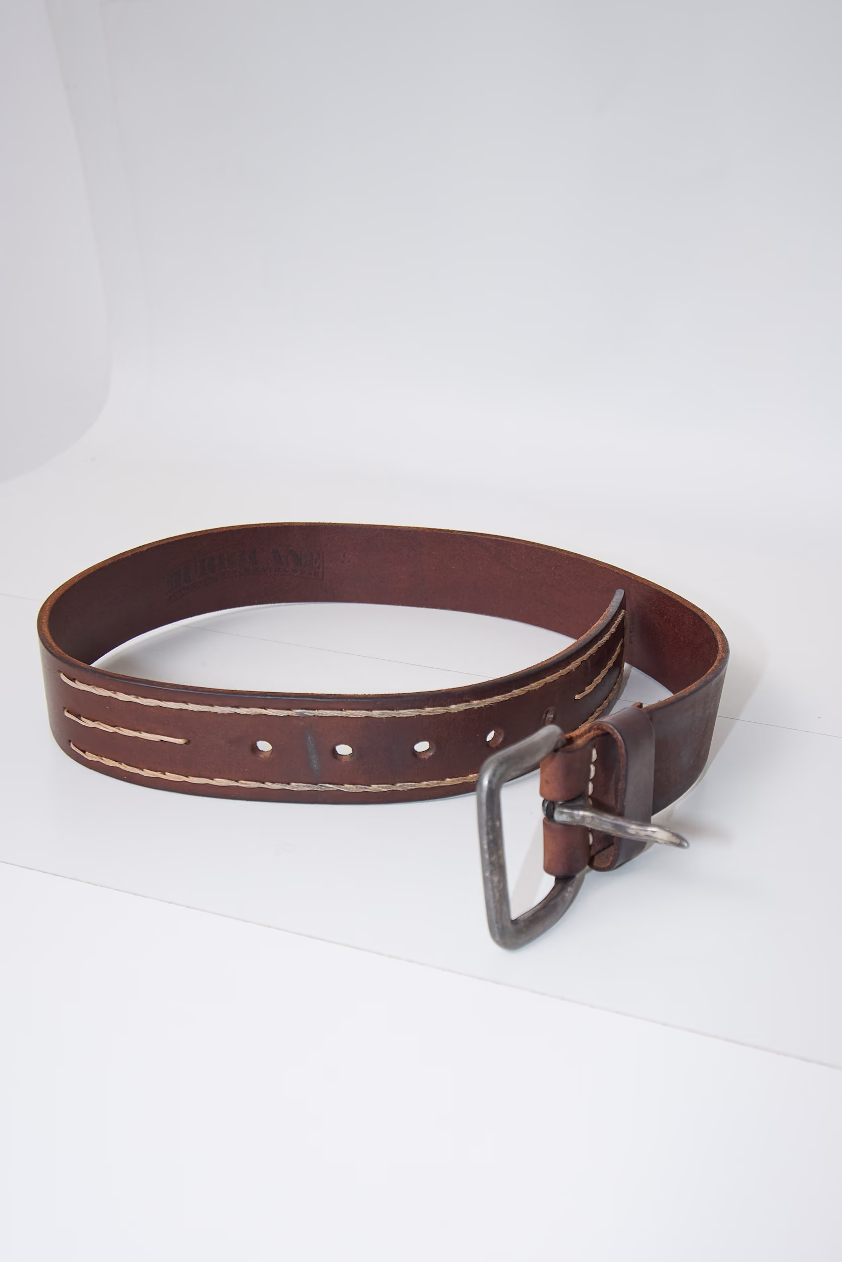 Curea din Piele Naturală Hurricane - Vintage - 70 - imagine 2