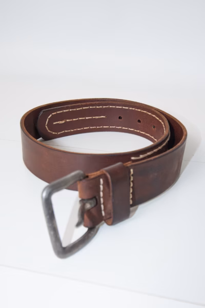 Curea din Piele Naturală Hurricane - Vintage - 70