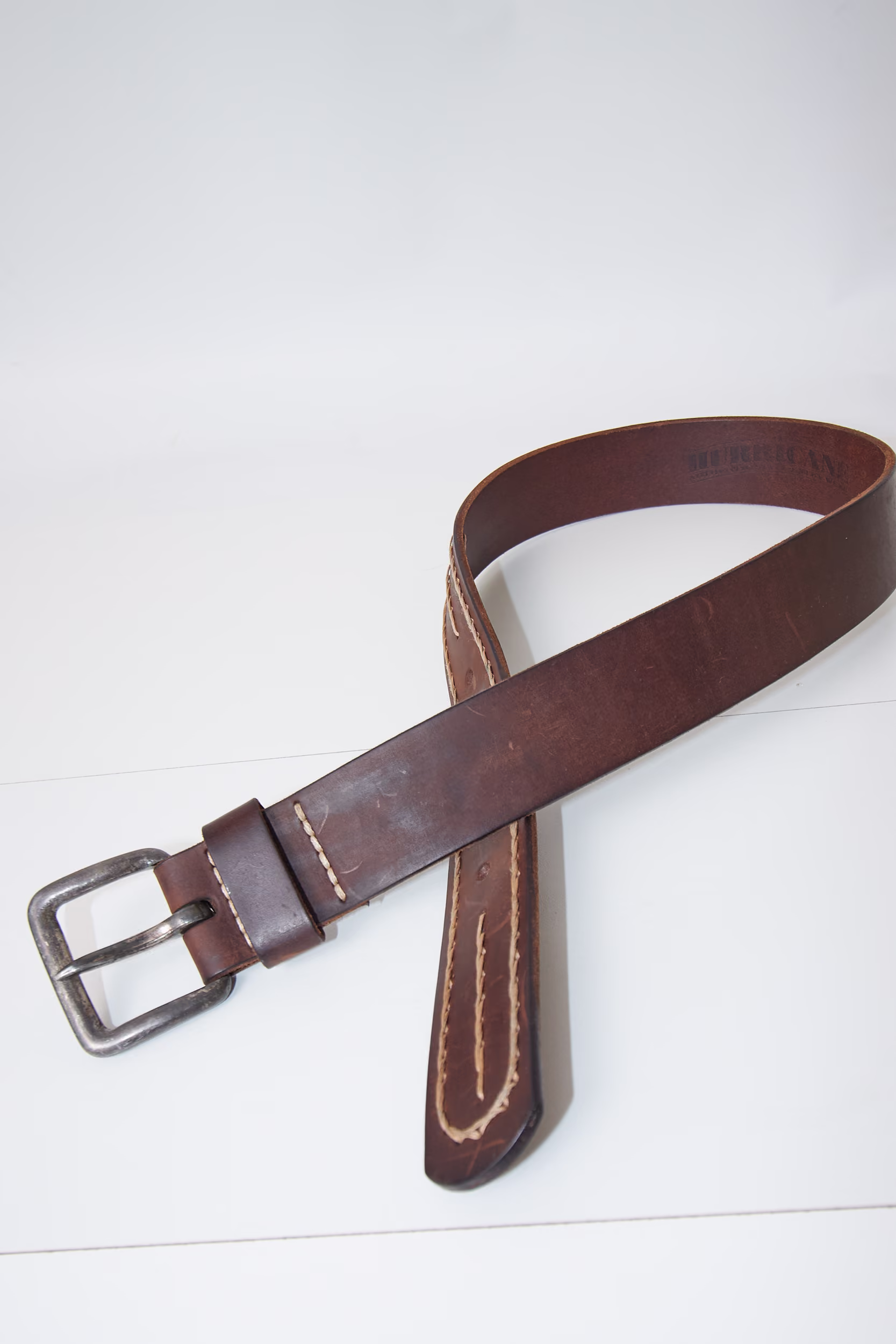 Curea din Piele Naturală Hurricane - Vintage - 70 - imagine 3