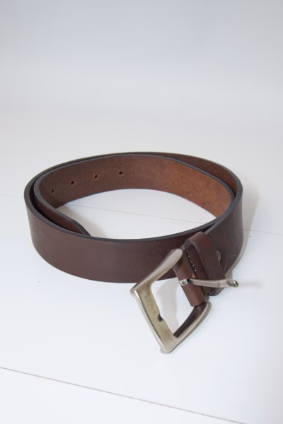 Curea din Piele Naturală Maro Bernd Götz - Vintage - 85