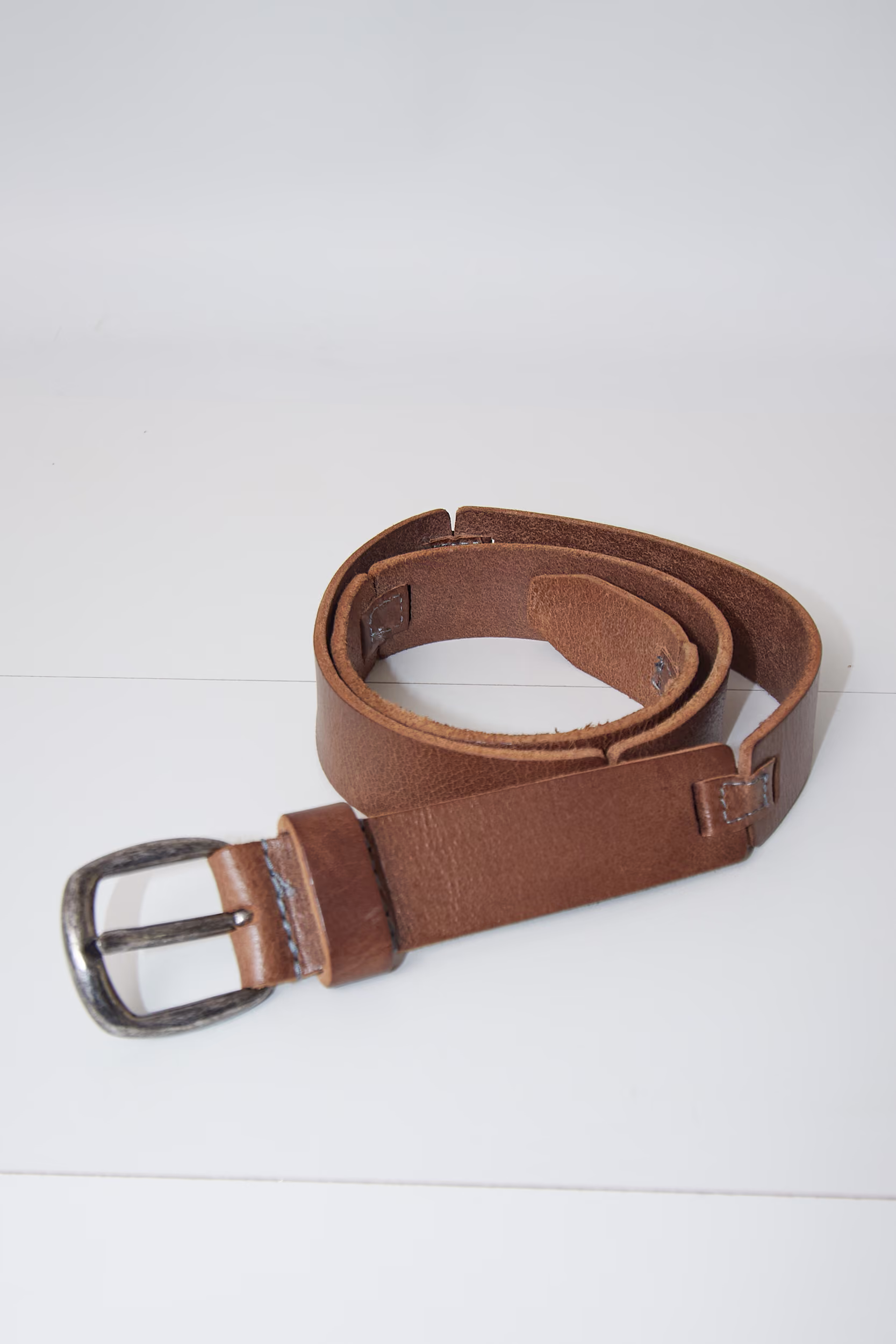 Curea din Piele Naturală Petrol Industries - Vintage - 85 - imagine 3