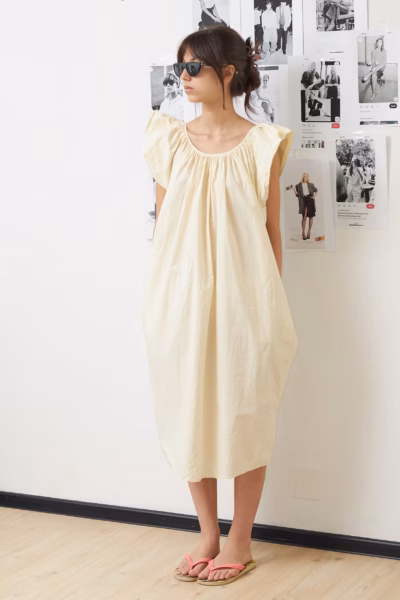 Rochie Minimalistă Fără Mâneci Kana Moka Korea– Bumbac Premium - S/M