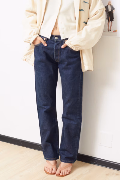 Levi's 501 – Denim Rigid Albastru Mediu - S