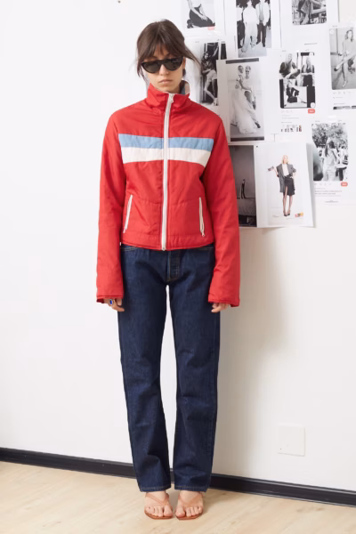 Jachetă Puffer True Vintage „ENTER” – Stil Ski 70s / Retro Puffer - XS/S