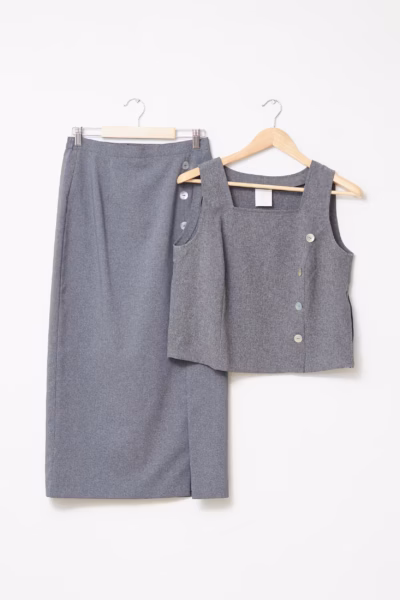 Compleu True Vintage din 2 Piese (Top + Fustă) – Anii '90 - S/M