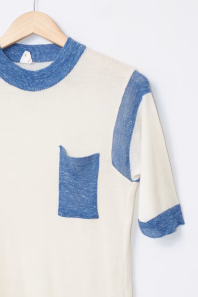 Tricou din Tricot Fin True Vintage – Anii '70/'80 - S/M