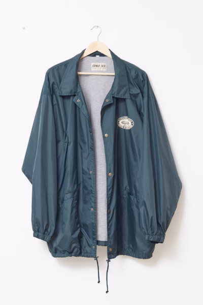 Jachetă Windbreaker Vintage John F. Gee Verde Închis - XL/XXL