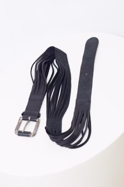Curea Marc Cain din Piele Întoarsă Multi-Strand - mărime 80