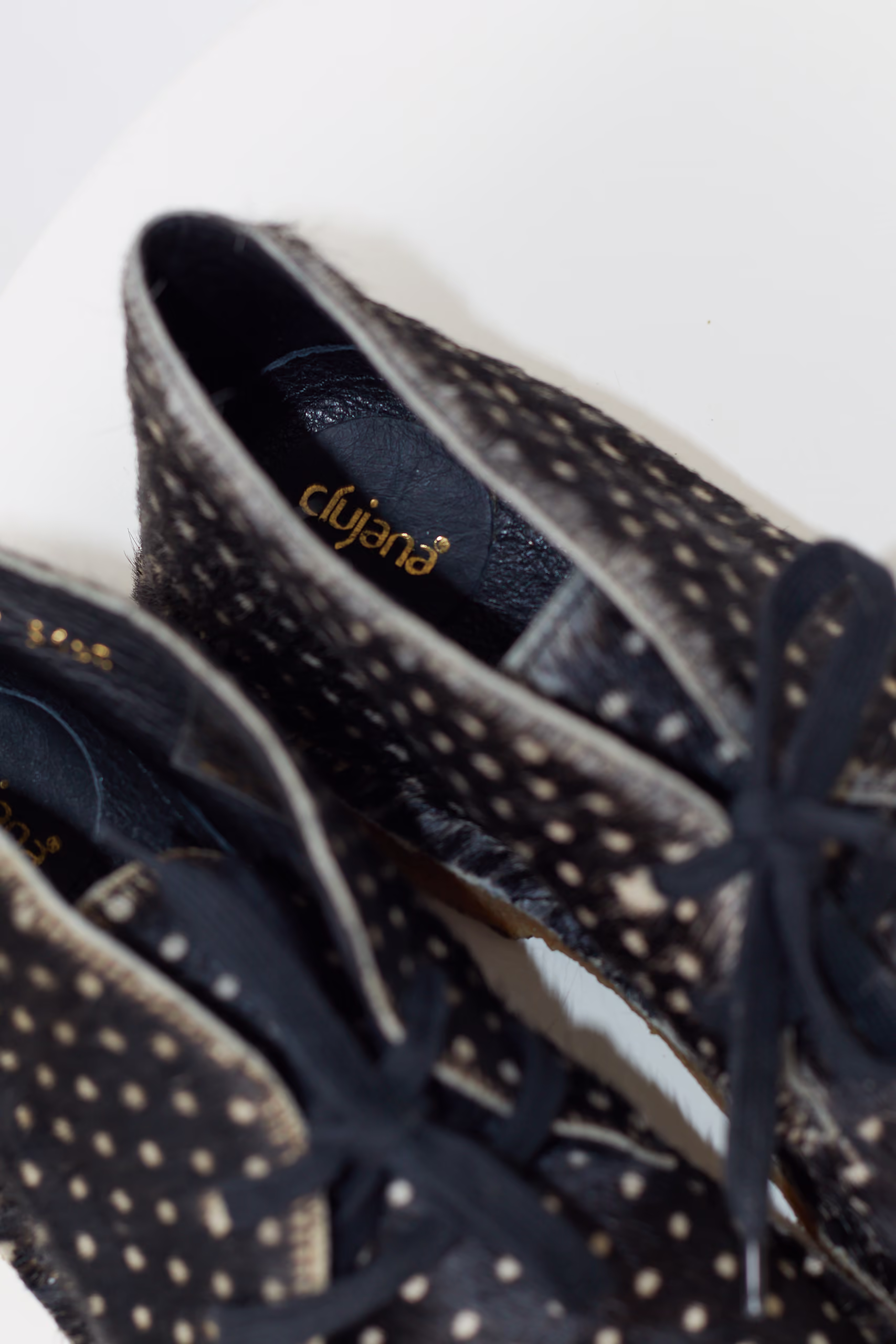 Ghete din Piele de Ponei Dots Clujana - 37,5 - imagine 6