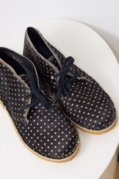 Ghete din Piele de Ponei Dots Clujana - 37,5