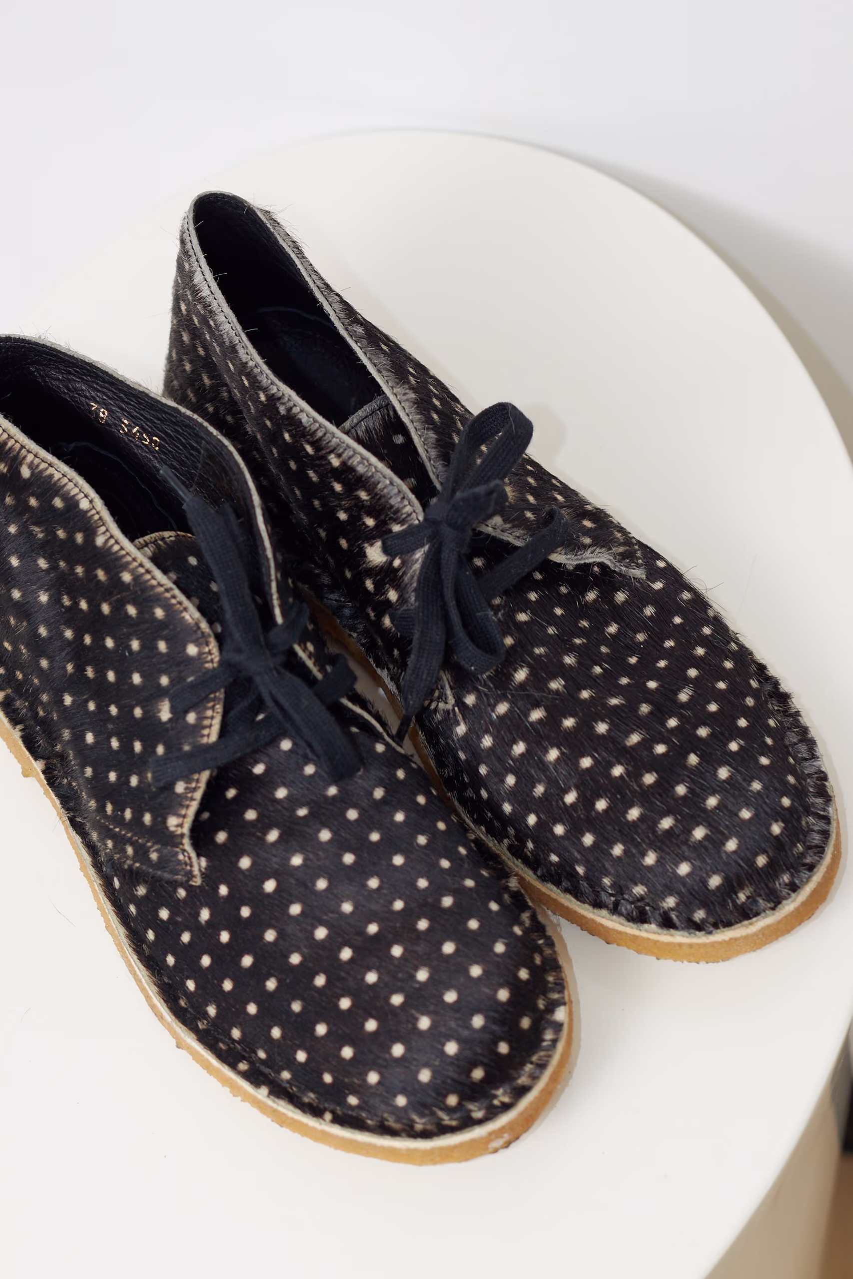 Ghete din Piele de Ponei Dots Clujana - 37,5